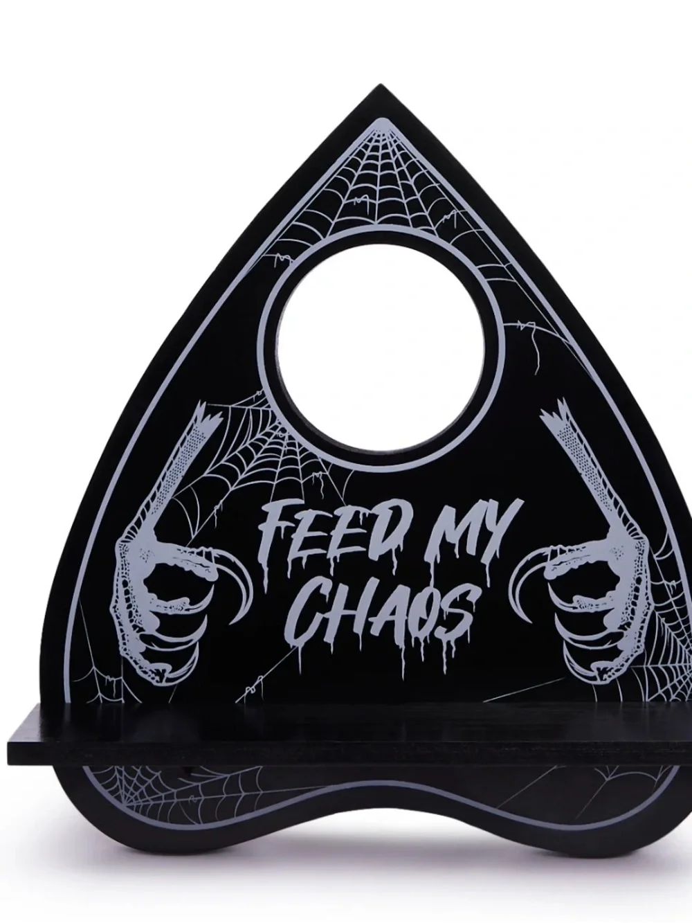 Feed My Chaos Ouija Wall Shelf